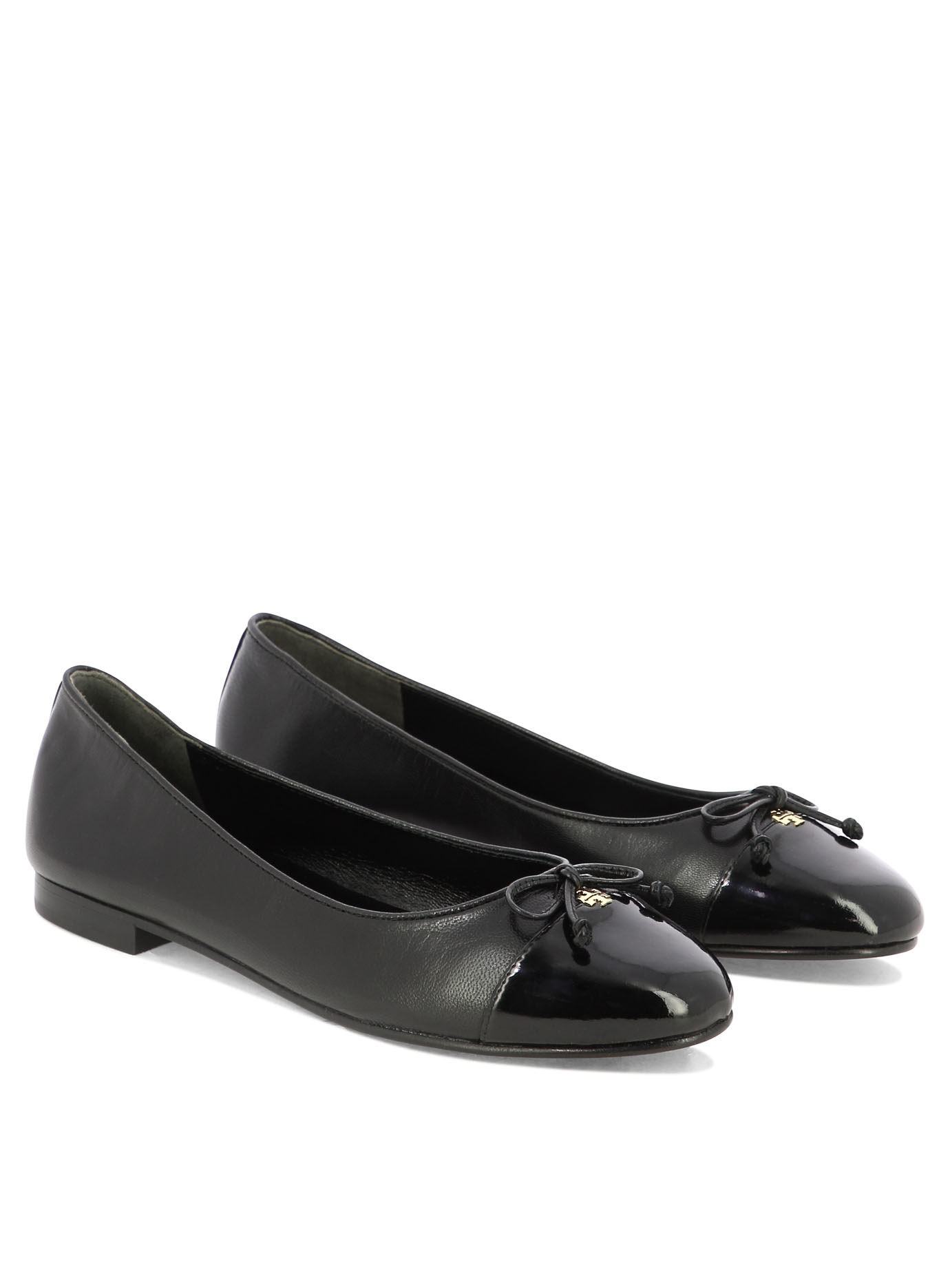 TORY BURCH Black   Cap-Toe ballet flats